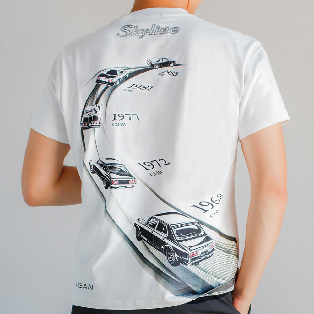 【日産 × クラシカ横浜】コラボ Tシャツ <軌跡>
