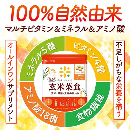 食べる米ぬか サプリメント 発酵 玄米菜食 30日