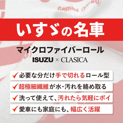 【いすゞ × クラシカ横浜】いすゞの名車マイクロファイバーロールクロス