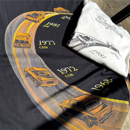【日産 × クラシカ横浜】コラボ Tシャツ ＜軌跡＞