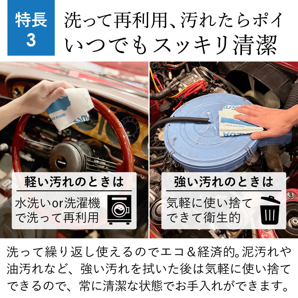 【マツダ × クラシカ横浜】マツダの名車マイクロファイバーロールクロス〈新発売記念300円オフ〉