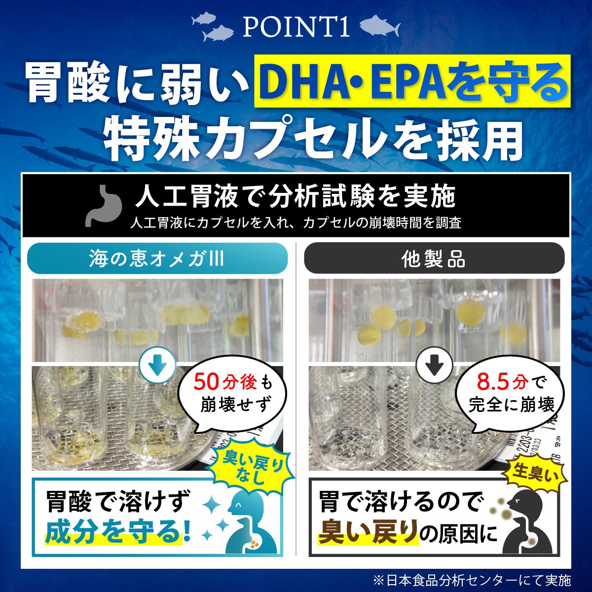 DHA EPA サプリメント 海の恵オメガ３ 30日分